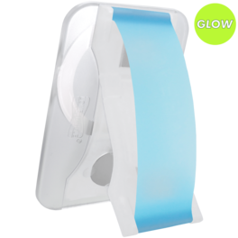 LoveHandle - PRO MagSafe Compatible Universal Magnetic Phone Grip & Kickstand with Adapter Ring for Cell Phones Glow - Frosty Blue Glow