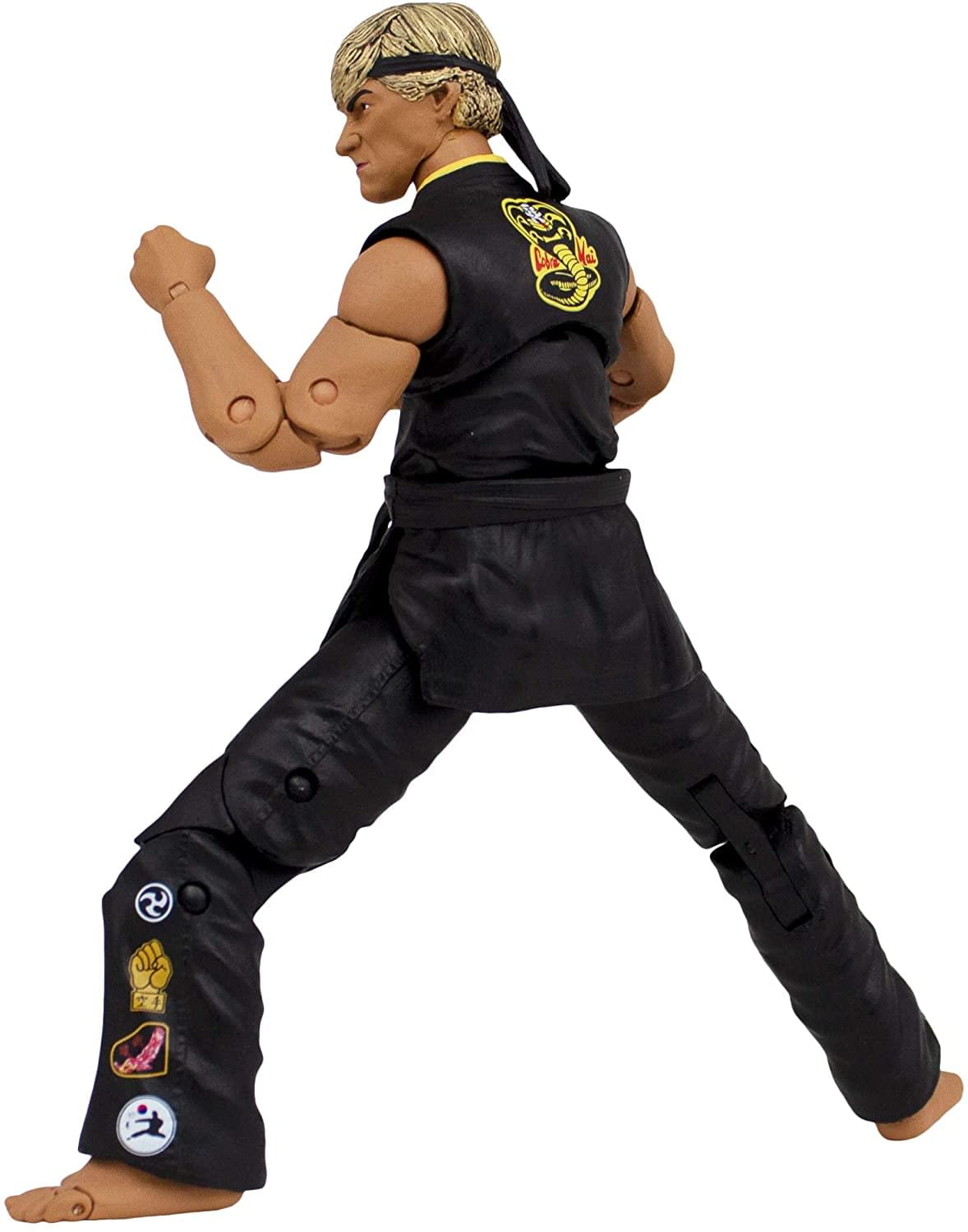 Alt View 2. Icon Heroes - The Karate Kid 6 Inch Action Figure | Johnny Lawrence - Black.