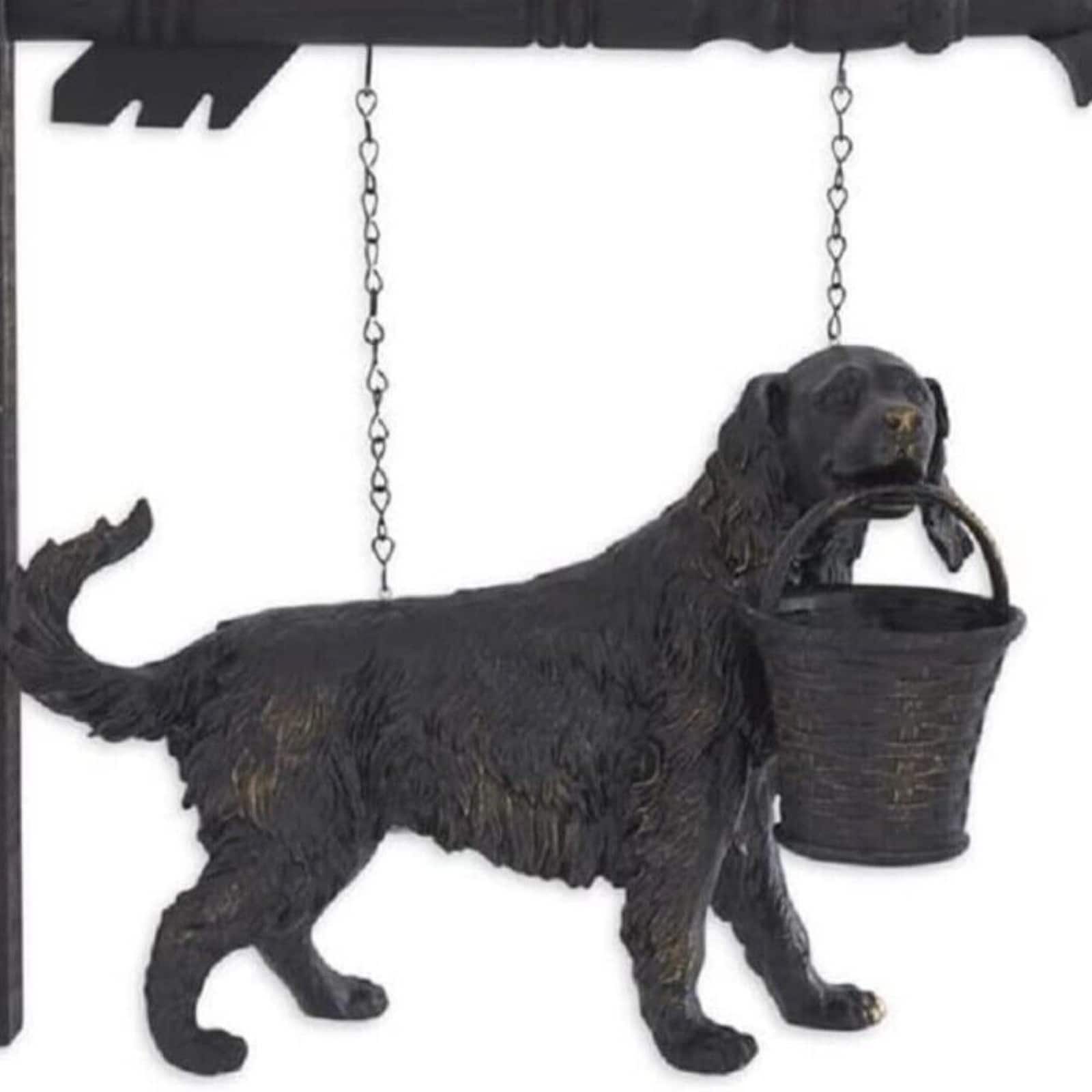 K&K Interiors - Dog with Basket Arrow Replacement Sign 13 inch - Arrow Sold Separately - Black price history on PriceWatchPro