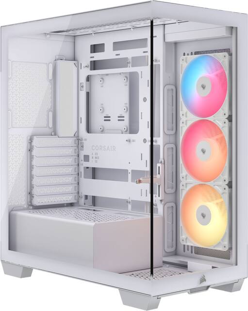 CORSAIR - 3500X RS-R ARGB ATX Mid-Tower PC Case - White