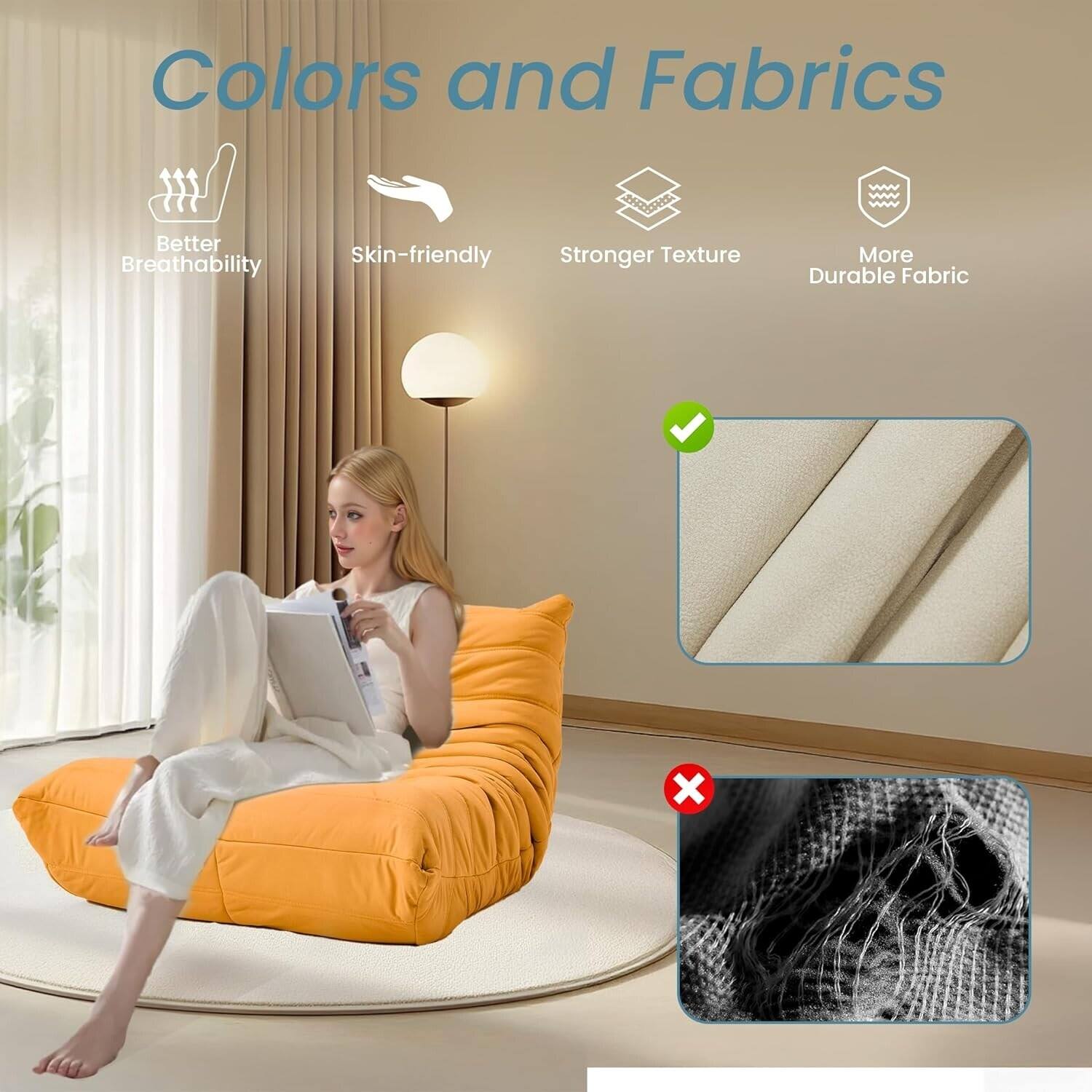 Colors and Fabrics

- Better Breathability
- Skin-friendly
- Stronger Texture
- More Durable Fabric