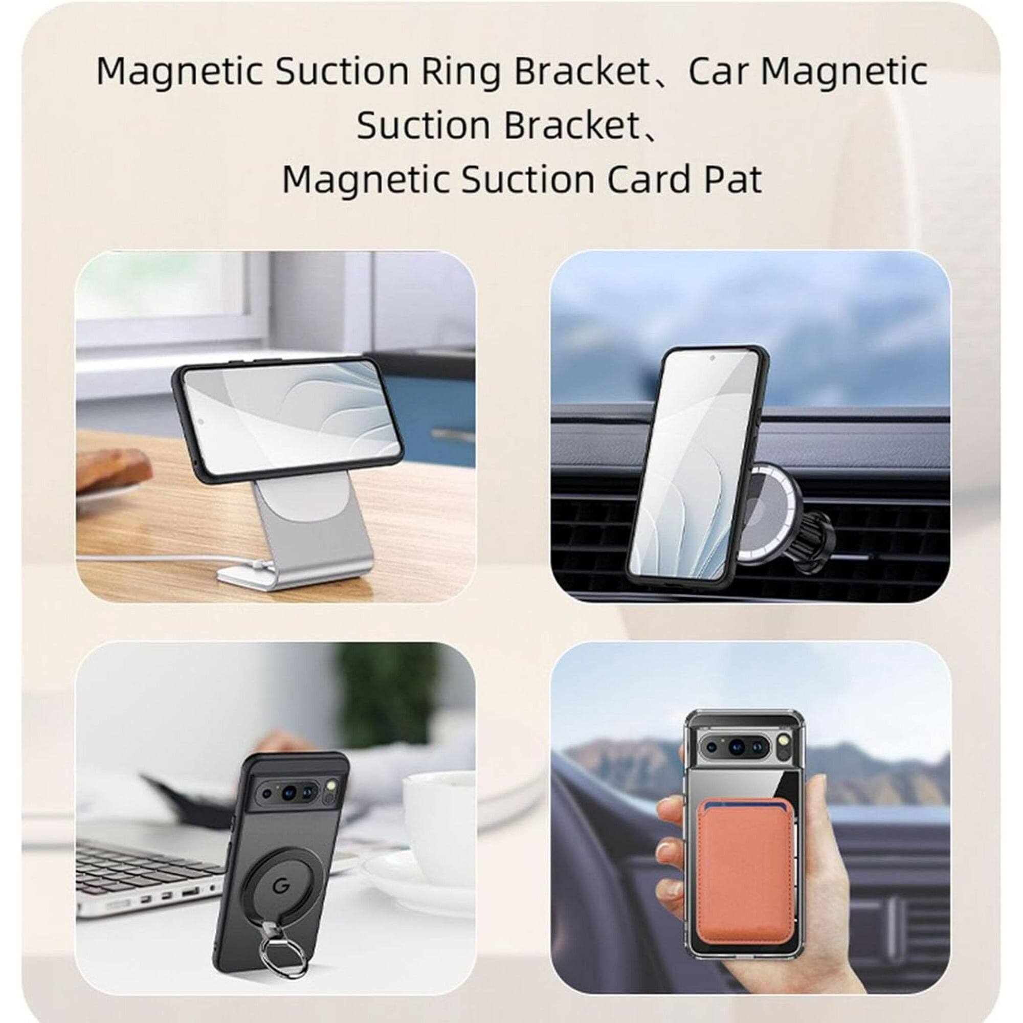 Magnetic Suction Ring Bracket, Car Magnetic Suction Bracket, Magnetic Suction Card Pat