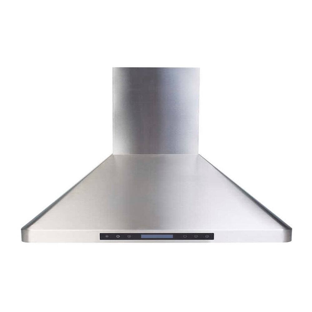 Front. Verona - Verona 36 inch Chimney Wall Hood with 600 CFM Airflow (Stainless Steel) - Stainless Steel.