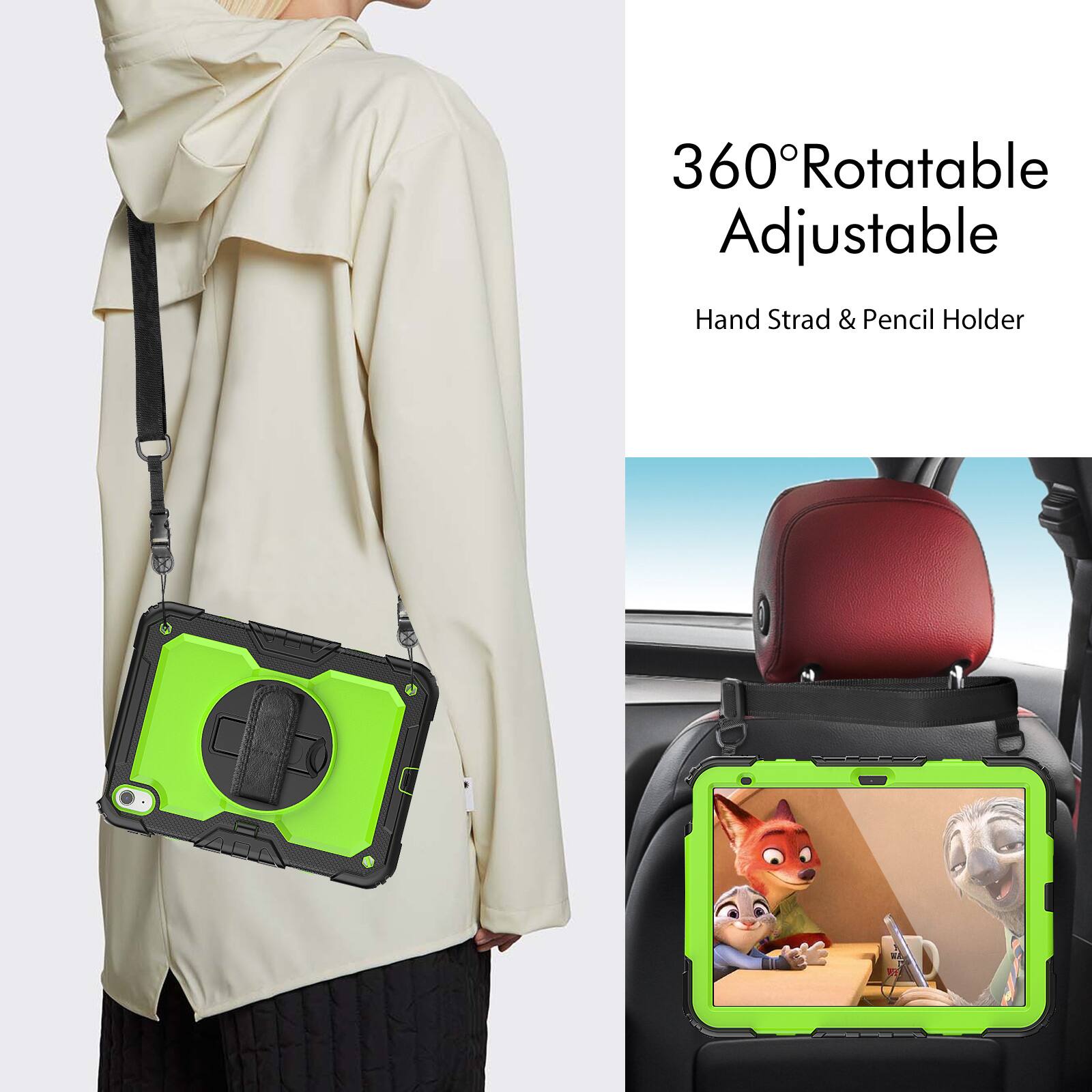 360° Rotatable Adjustable Hand Strad & Pencil Holder