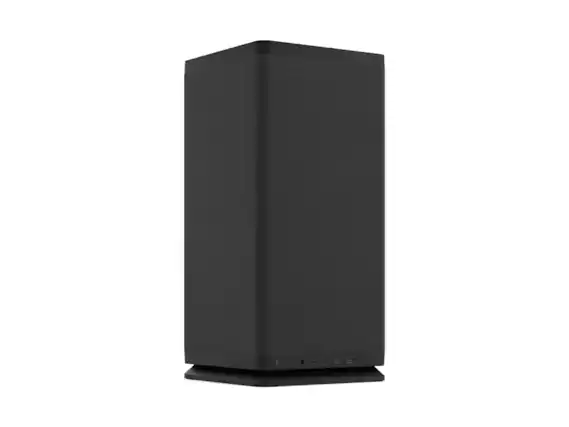 Front. Fractal Design - Fractal Design Mood Black Mini-ITX Small Form Factor PC Case with PCIe 4.0 Riser - Black.