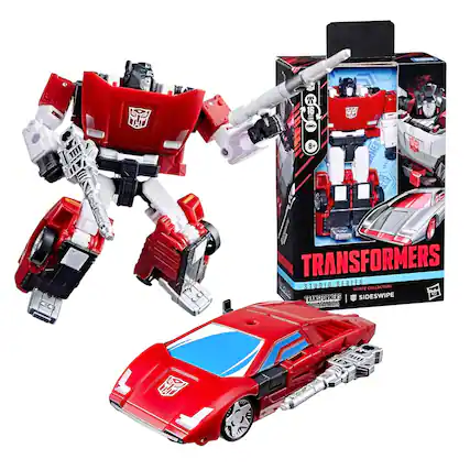 16 6 8+ RMER NRU NA TRANSFORMERS STUDIO SERIES MTMTE COLLECTION Pe SIDESWIPE Co TRANSFORMERS : F OE DAVASONMION