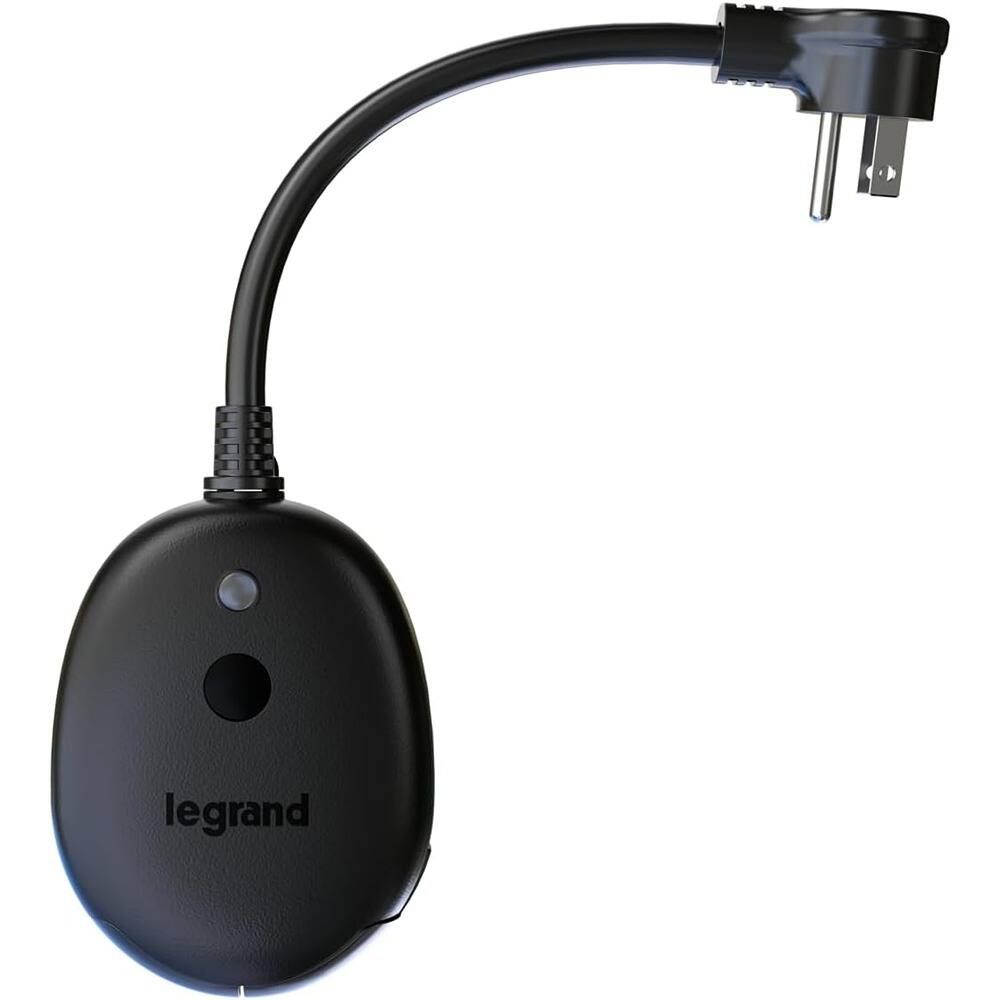 Front. RTMB - Wi-Fi Outdoor Matter Smart Plug, 2 Outlets, Works with Alexa & HomeKit - White.