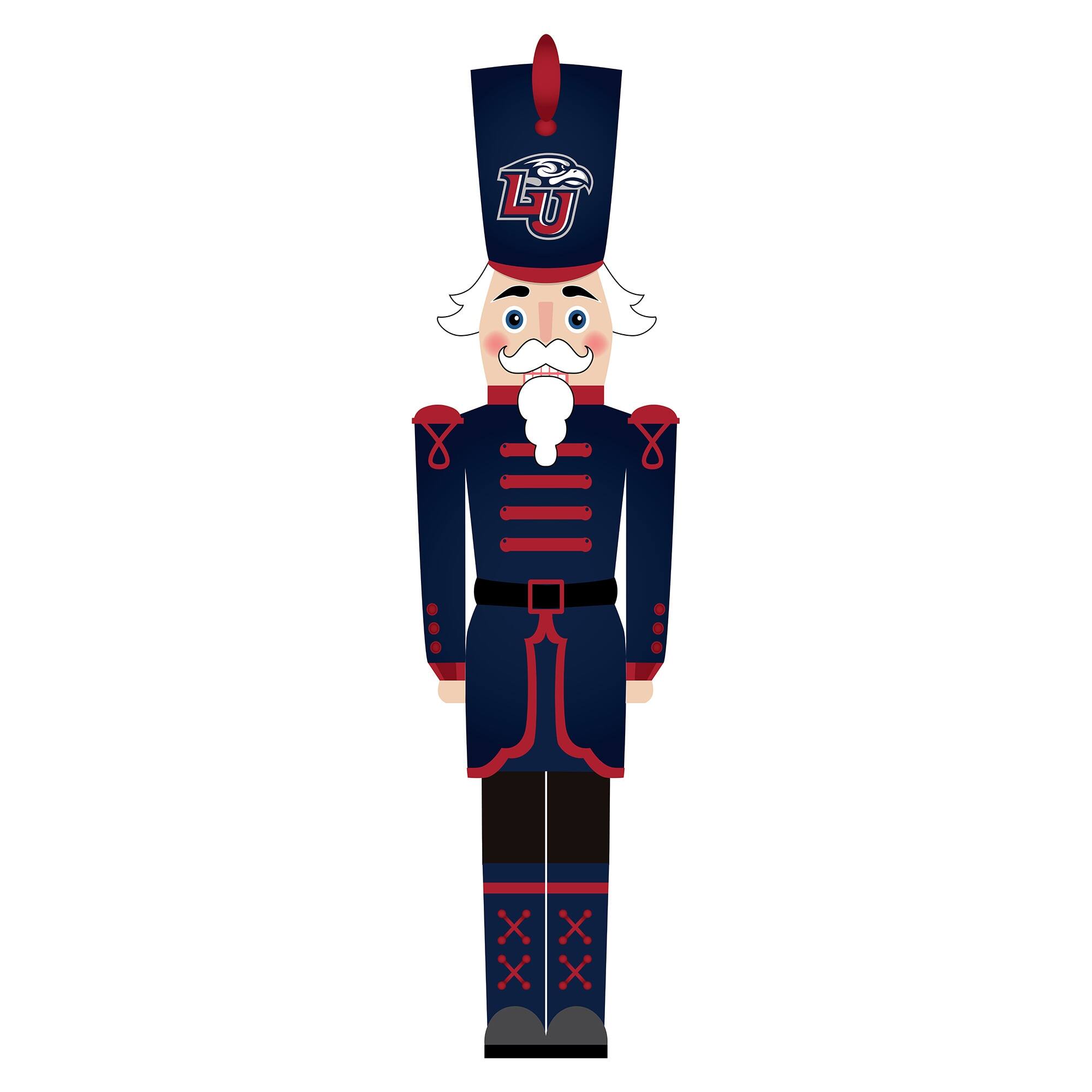 Front. Fan Creations - Liberty Flames 46" Nutcracker Leaner - Multicolor.