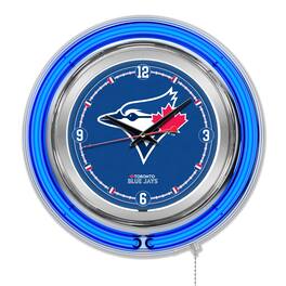 Holland Bar Stool Co. - Toronto Blue Jays Double-Walled Neon Clock - Multicolor