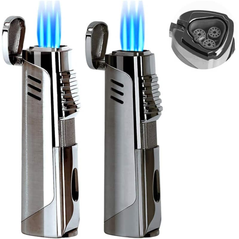 Prestige - The Pinnacle Torch Lighter (Silver) - Silver Finish