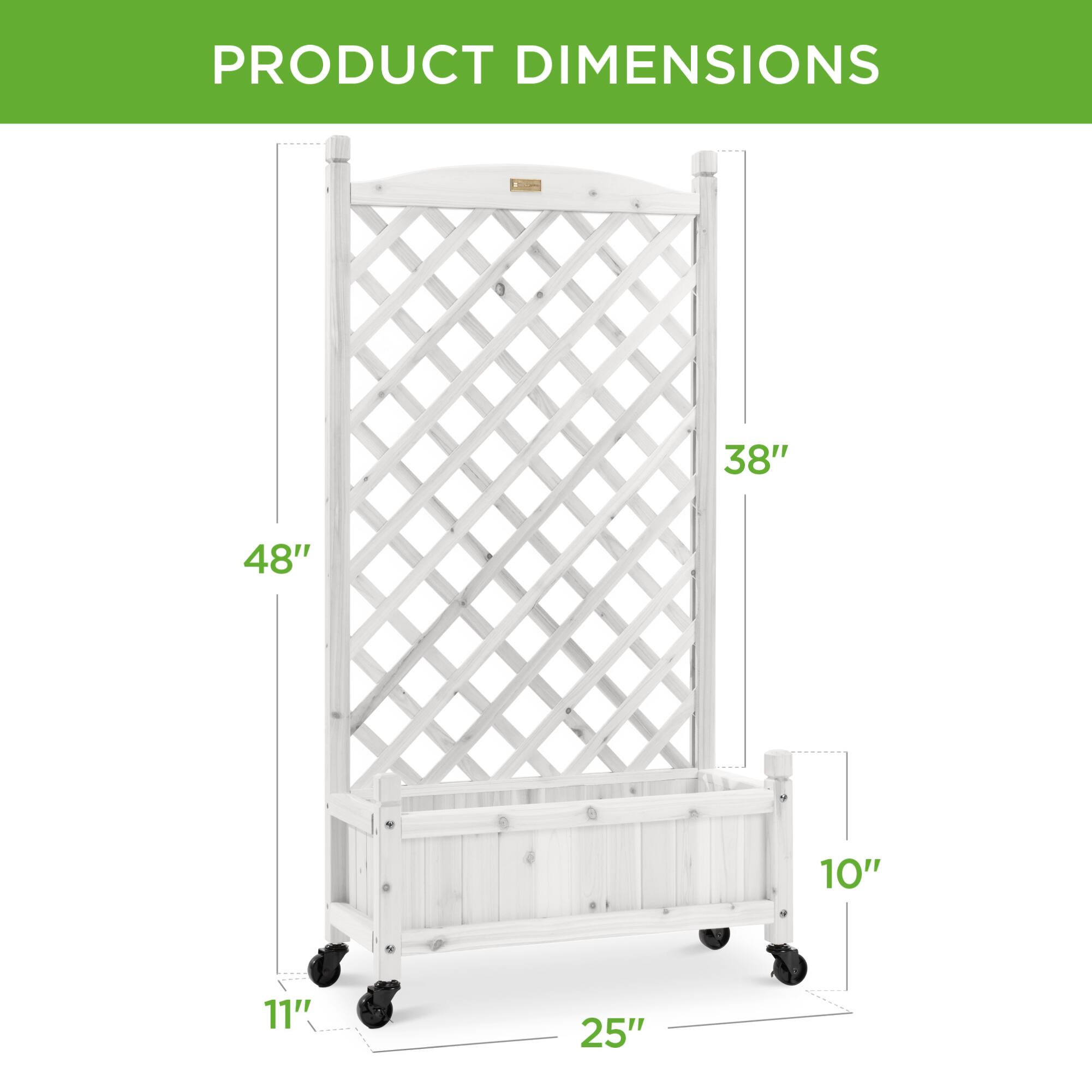 PRODUCT DIMENSIONS

38" x 48" x 10" x 11" x 25"