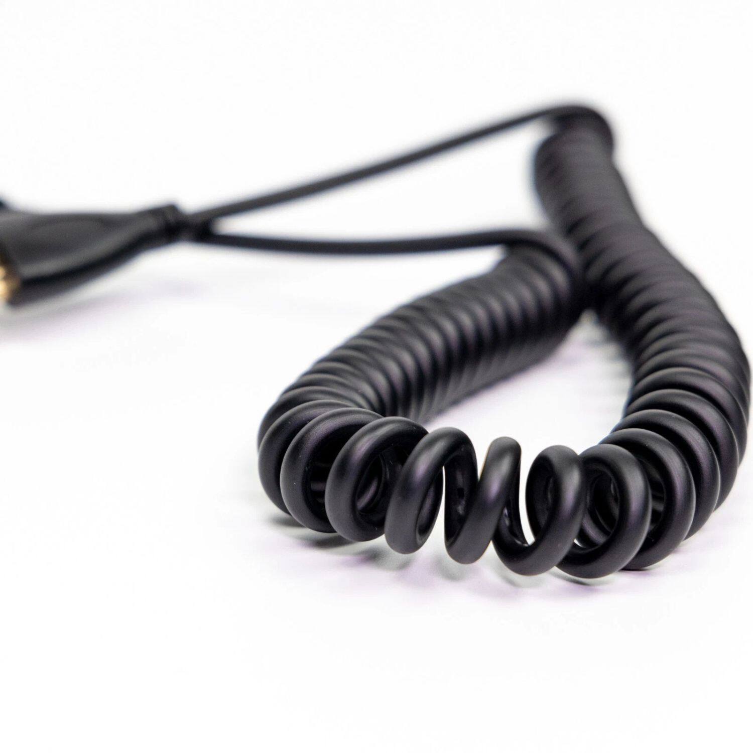 Left. Stock Preferred - Mini HDMI to HDMI Cable 6ft High-Speed 4K/60Hz HDR Gold-Plated Cord.