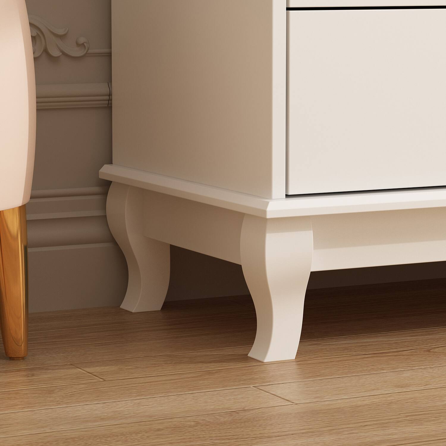 Alt View 2. Famapy - Famapy Horizontal Dresser: Elevate Spaces with European - Style Elegance - White.