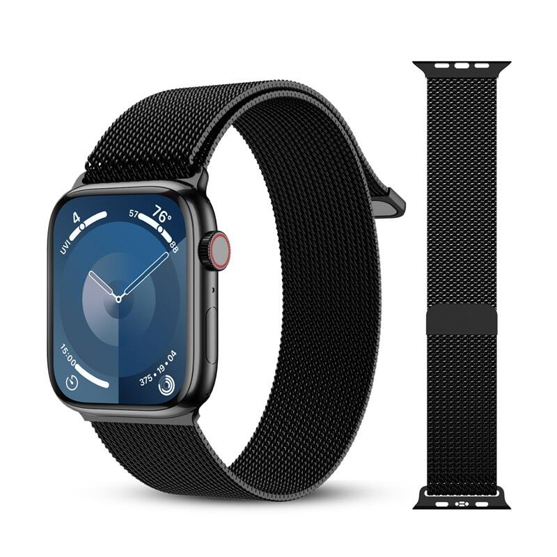 Echelon - Ironclad Stainless Steel Loop for Apple Watch 45mm - Black