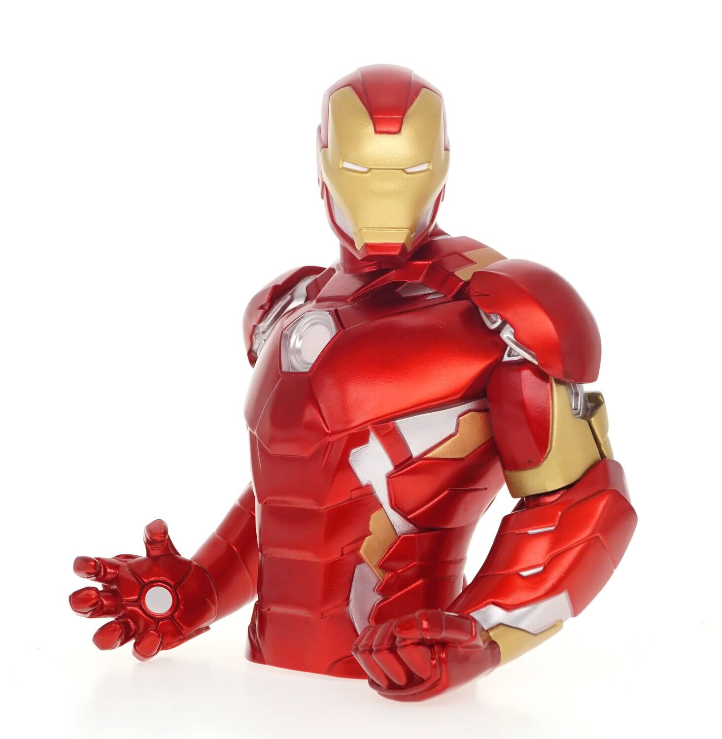 Alt View 1. Monogram - Monogram International - Iron Man (New) PVC Bust Bank   - COLLECTIBLES - Multicolor.