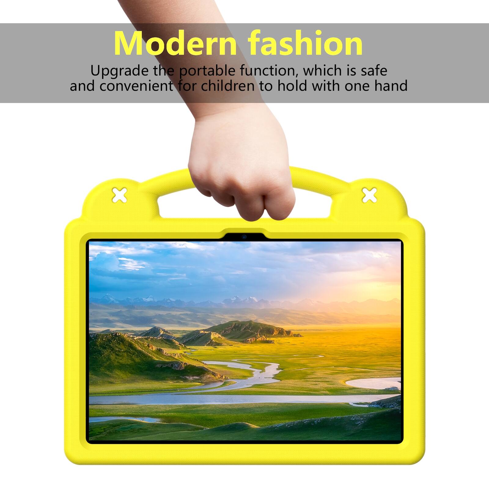 Modern fashion  
Upgrade the portable function, which is safe and convenient for children to hold with one hand