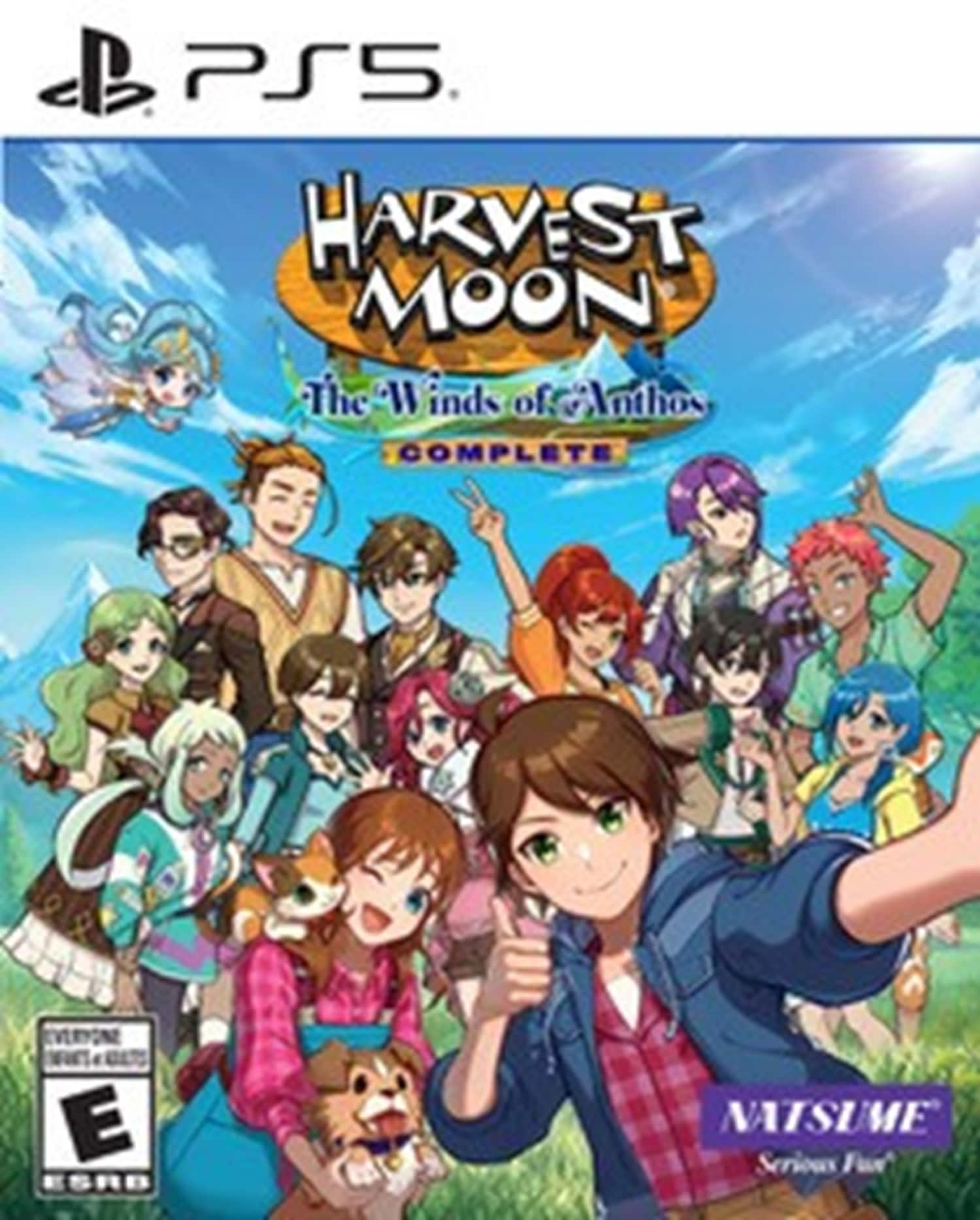 PS5 HARVEST MOON The Winds of Anthos COMPLETE  
ESRB  
NATSUME  
Serious Fun