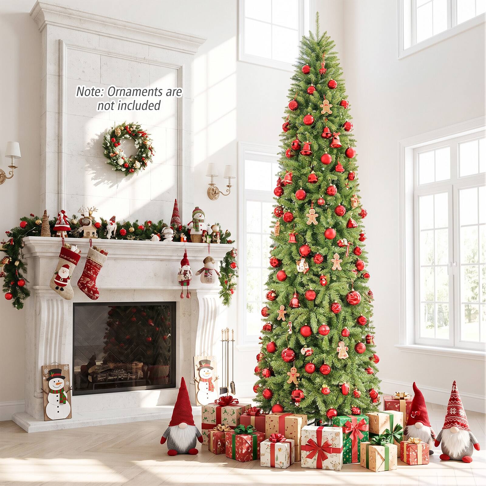Note: Ornaments are not included