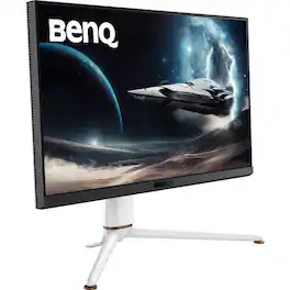 BenQ - Refurbished Excellent - MOBIUZ EX321UX 31.5" 4K HDR 3840 x 2160 144Hz Mini-LED Gaming Monitor 1000 nits FreeSync Premium Pro HDMI DisplayPort - White