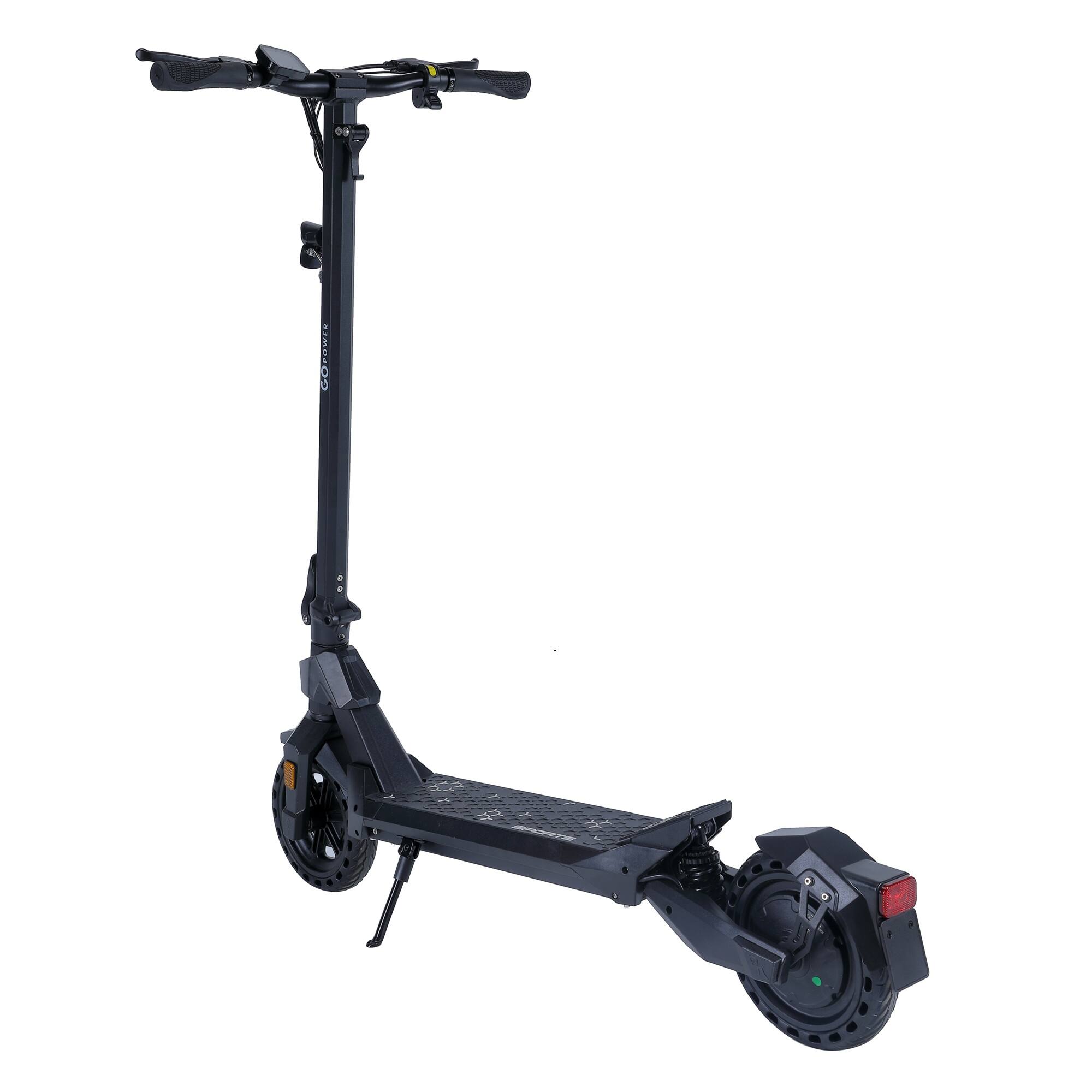 Alt View 1. GoPowerBike - GoPowerBike GoOne Foldable Electric Scooter 18.6mph Max Speed & 400W Motor - Black.