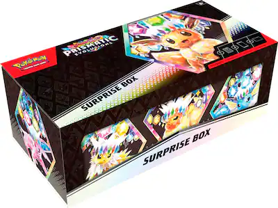 Pokmon Trading Card Game: Scarlet & Violet Prismatic Evolutions Surprise Box 100-10096 - Best Buy Pokmon Trading Card Game: Scarlet & Violet Prismatic Evolutions Surprise Box 100-10096 - Best Buy