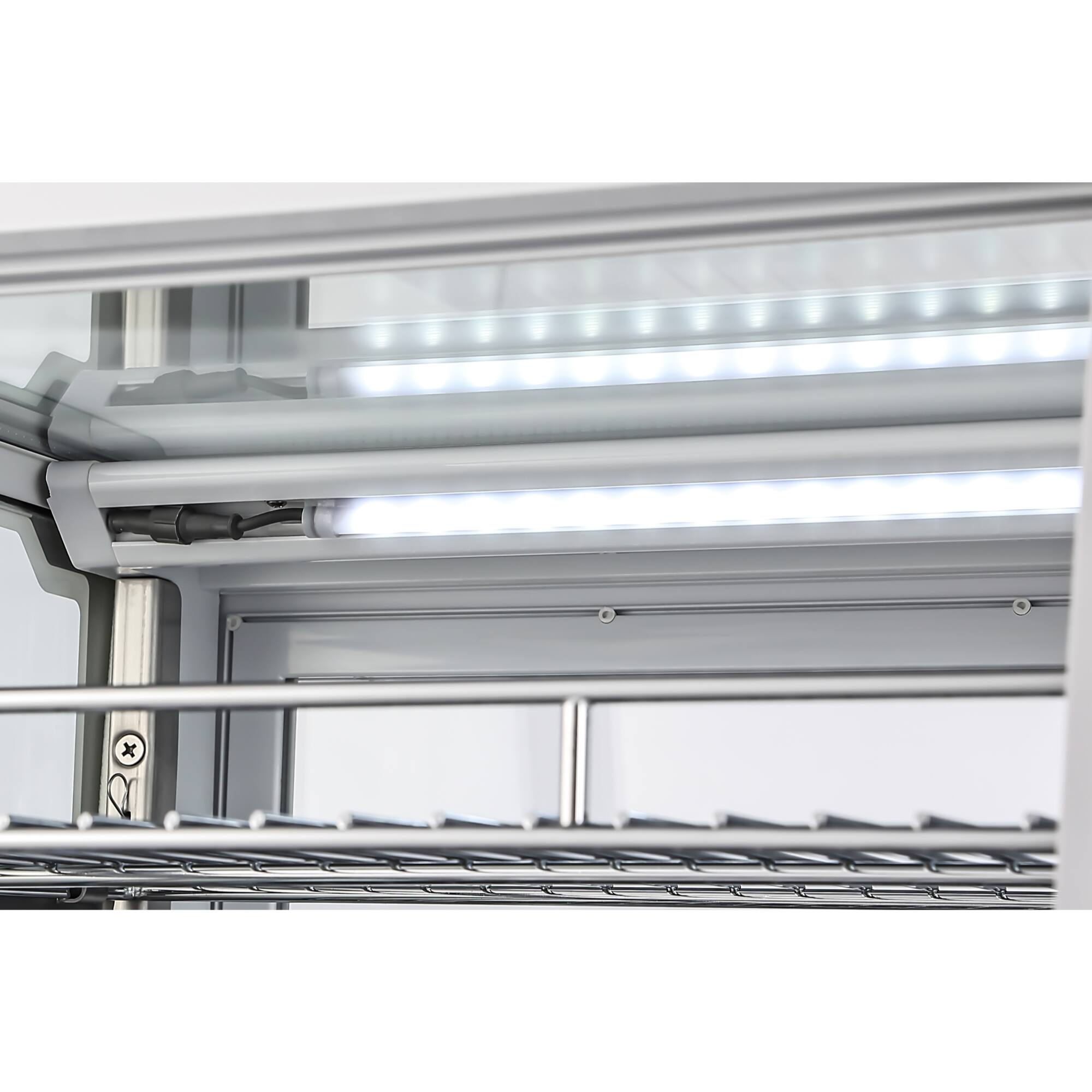 Alt View 6. Koolmore - 35 in. Self-Service Countertop Display Refrigerator in White (CDC-165-WH) - White.