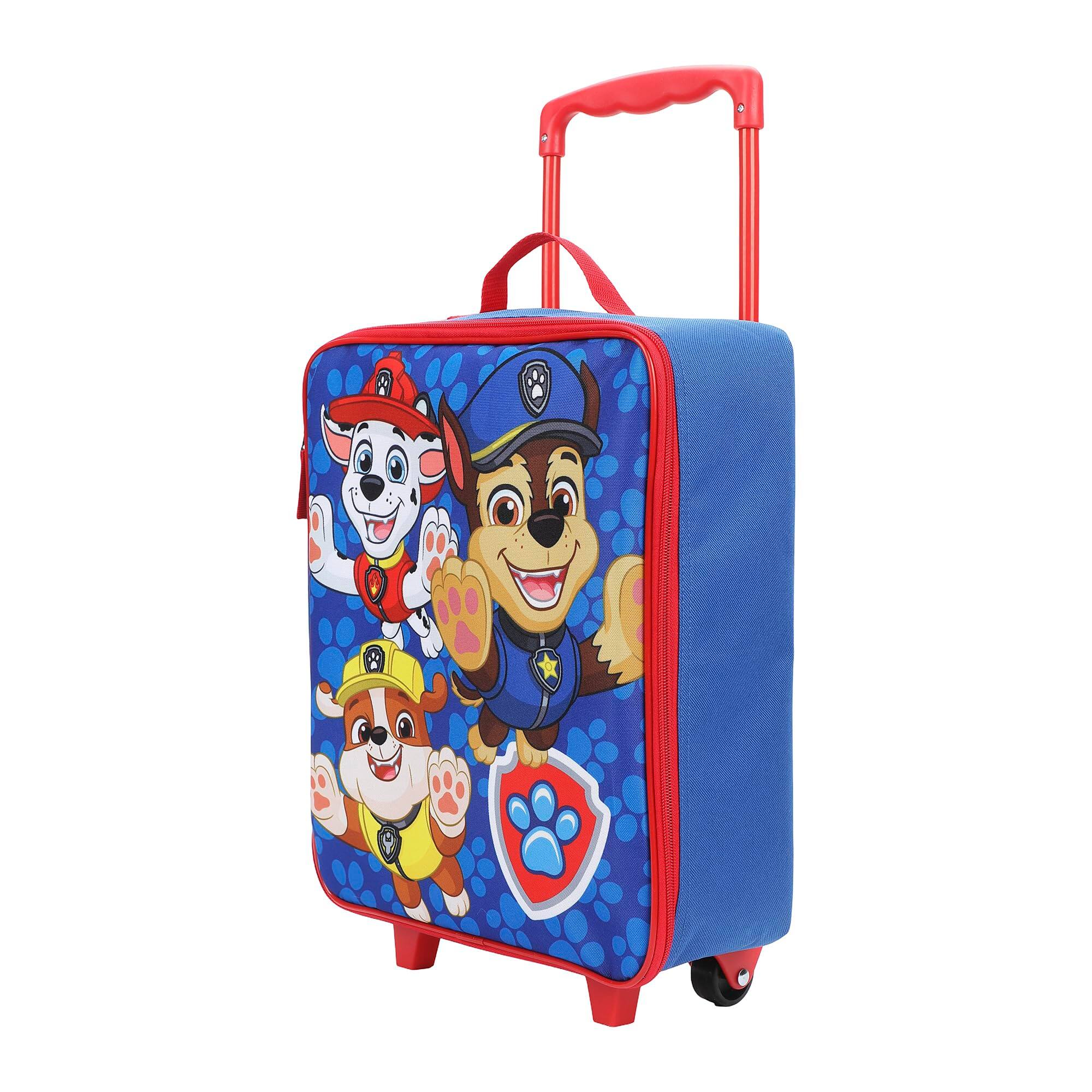 Front. DORLUKFU - Paw Patrol Action Group Shot 14" Youth Blue Pilot Case - Paw Patrol Action Group Shot.