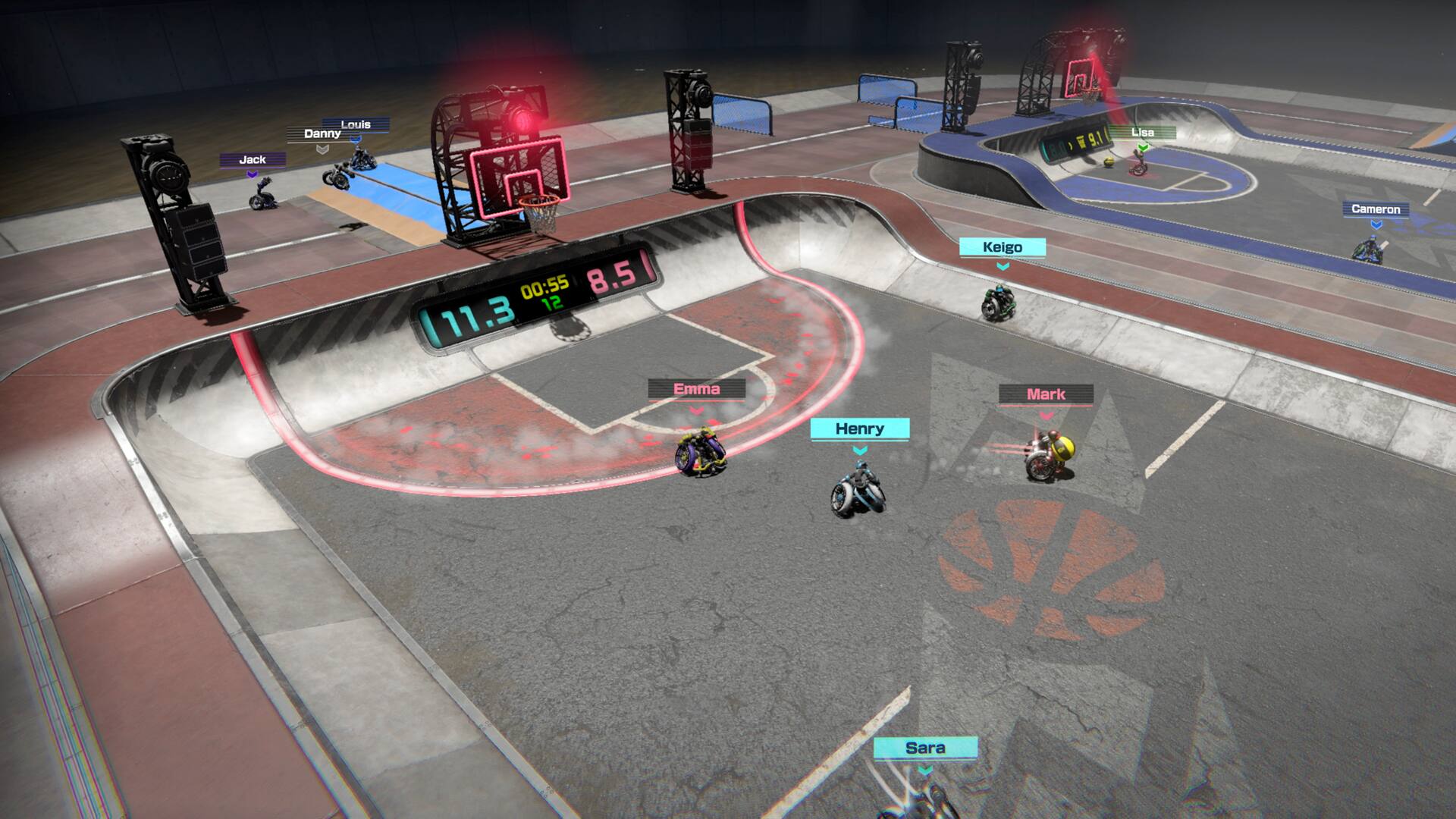 Jack Louis Danny 9 9.1 i Lisa 00:55 8.5 12 11.3 Keigo Cameron  Emma Mark Henry Sara