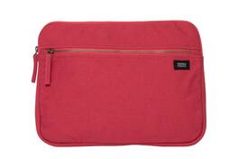 Terra Thread - Organic Cotton Laptop Sleeve 13 inches - Ruby Red