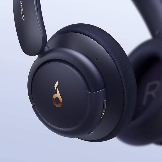 Alt View 1. Soundcore - Life Q30 by Anker with USB C Charger Block 20W,Hybrid Active Noise Cancelling Headphones with Multiple Modes.