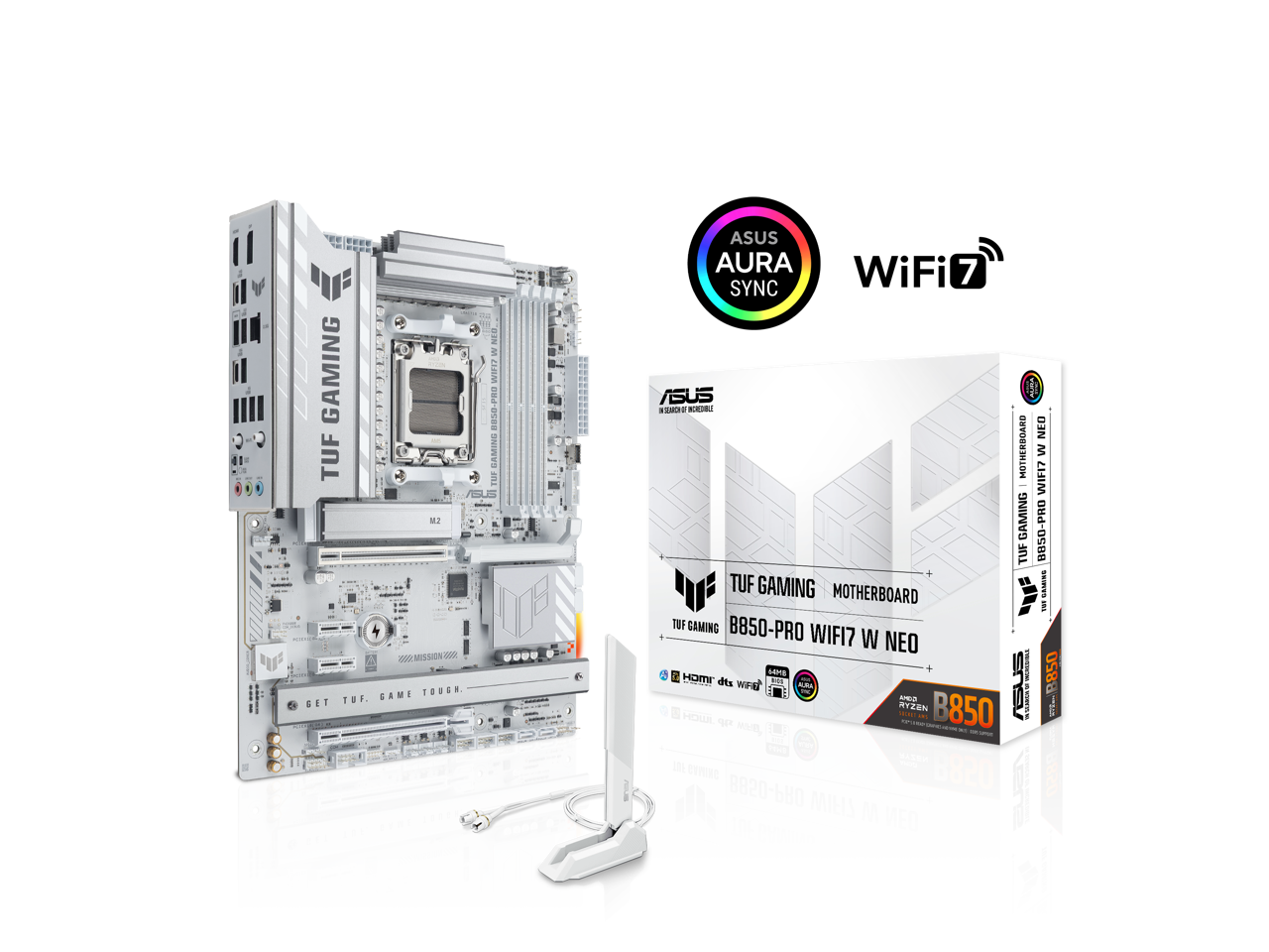 GAMING TUF 1.0 -000 SAME TOUGH GET TOF .O.OR JMAS Dfl NWERIDR-05 S WNED CRM BESO-PRO SAMING E UUUU ASUS AURA SYNC ASUS K NEO MOTHERBOARD W WIF17 ee GAMING 8850-PRO TUF TUF GAMING I MOTHERBOARD VES TUF GAMING B850-PRO WIFI7 W NEO m dts 8 TT | B850 WFE ALR rGus B - S RYZEN B850 HOWL TP MM, FS M I m CYPUNC B850-PRO B850