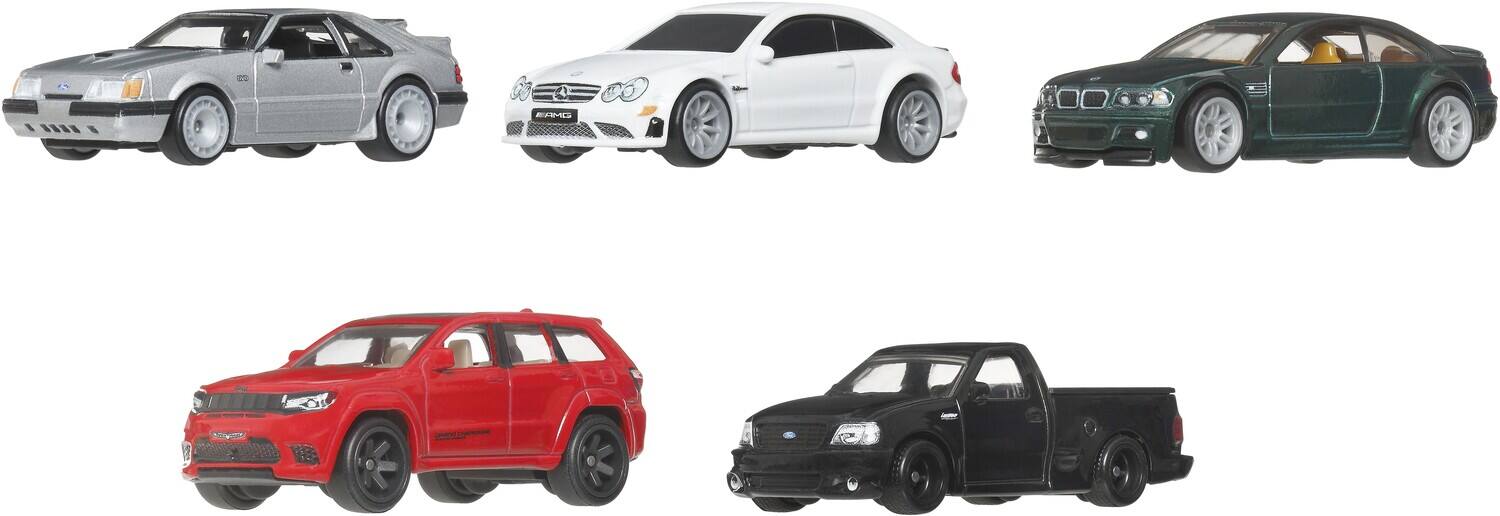 Alt View 1. Mattel - Mattel - Hot Wheels Premium 1:64 Car Culture 10-Piece Power Trip R Assortment   - COLLECTIBLES - Multicolor.