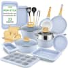 nutricher NON-STICK BAKEWARE AND COOKWARE SET 22 PIECES