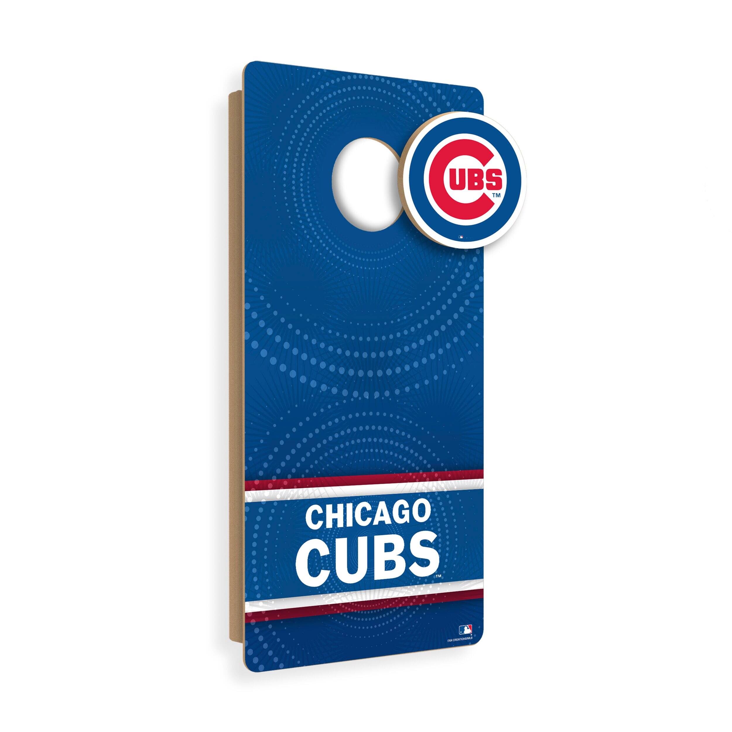 Chicago Cubs Wall Hanging Cornhole Board