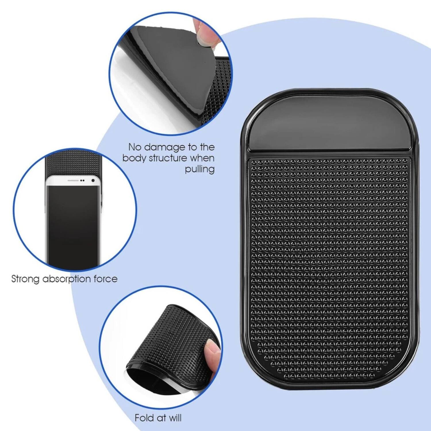 - No damage to the body structure when pulling
- Strong absorption force
- Fold at will