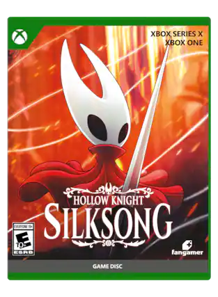XBOX SERIES X XBOX ONE
HOLLOW KNIGHT SILKSONG
EVERYONE 10+ ESRB
GAME DISC - E10+ (Everyone 10+)