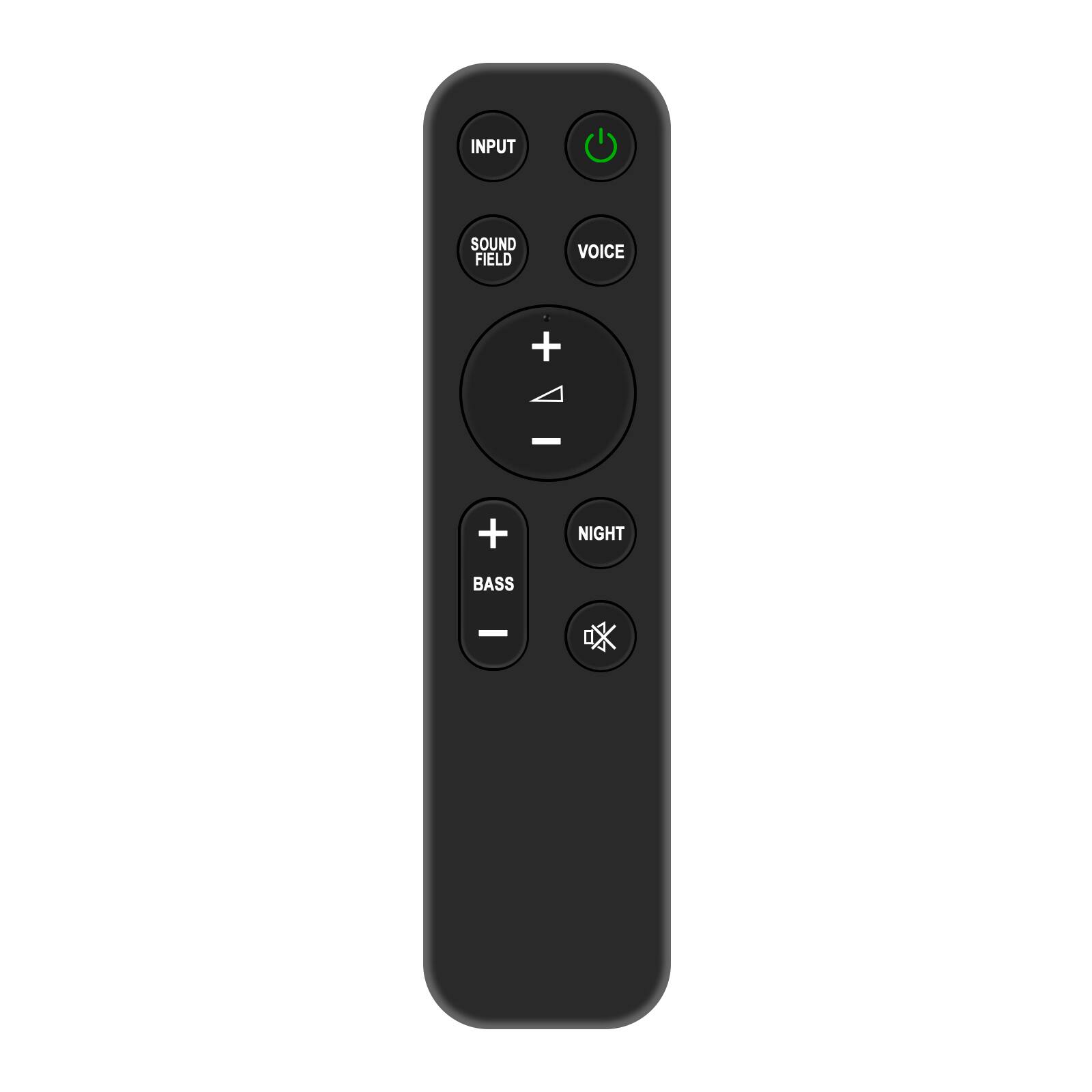 ZdalaMit - Replacement Remote RMT-AH513U for Sony Sound Bar SA-S400 HT-SC40 HT-SD40 HTA8000 HTA9000 HT-A9000 SA-WSC40 HTSC40 - Black