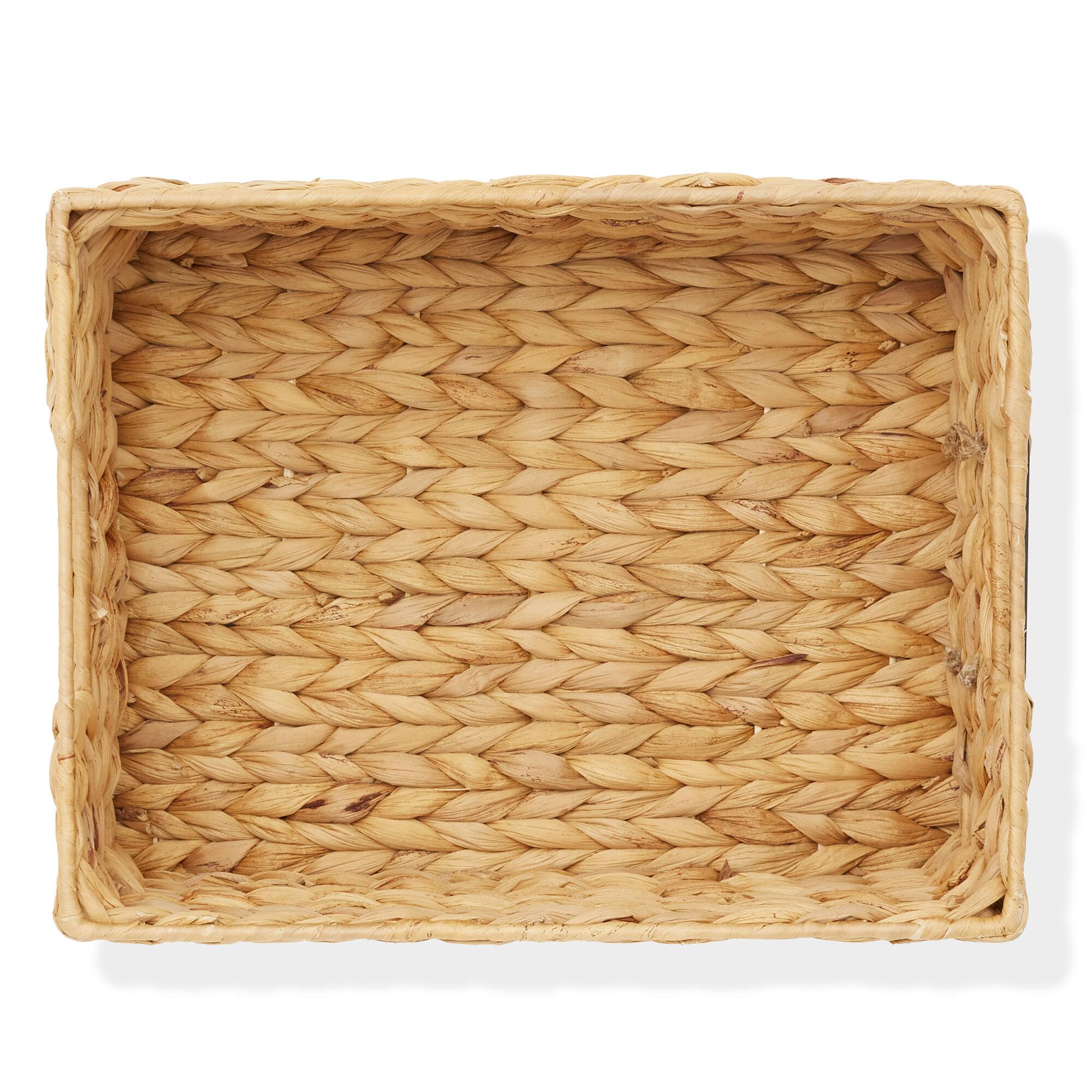 Alt View 5. Casafield - Water Hyacinth Pantry Storage Basket Organizer Bins - Natural - Hyacinth.