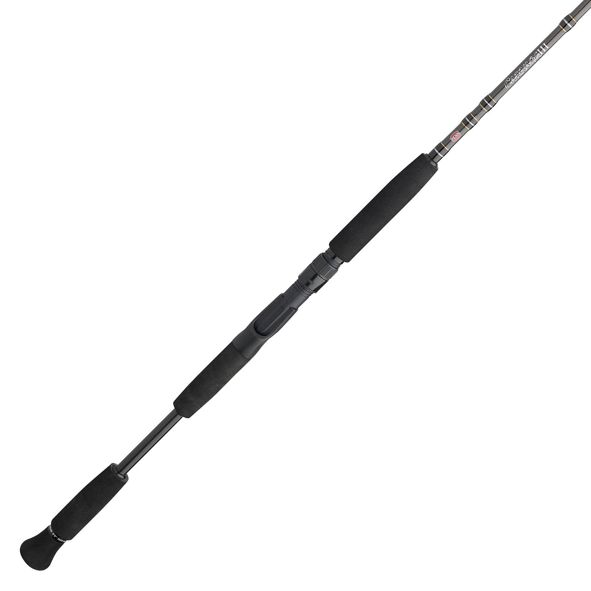 Alt View 6. PENN - Penn Carnage III Inshore Casting Fishing Rod, 7 Feet, Loads up to 15 Lbs, Black - Black.