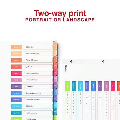 Two-way print  
PORTRAIT OR LANDSCAPE  

Q1 Goals  
Winter Promotions  
Winter Clearance  

Q2 Goals  
Spring Promotions  
Spring Clearance  

Q3 Goals  
Summer Promotions  
Summer Clearance  

Q4 Goals  
Fall Promotions  
Fall Clearance  

Spots
