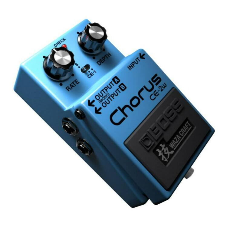 CHECK DEPTH F S INPUT CE-1 A RATE OUTPUT CE-2w (MONO) OUTPUT Chorus BOSS WAZA CRAFT