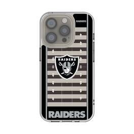 Keyscaper - NFL - Las Vegas Raiders iPhone Clear Field Design Case - 14 - Multicolor