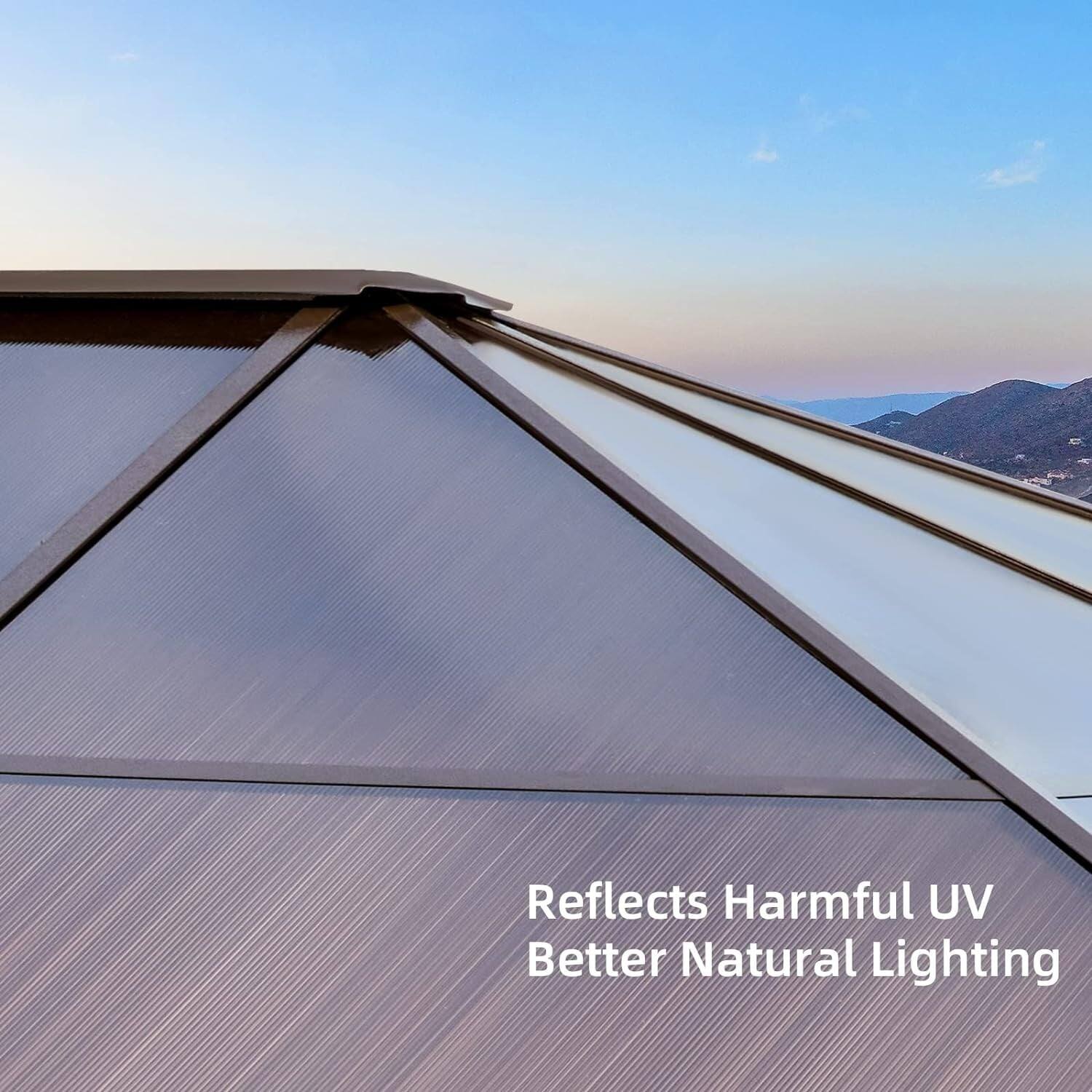 Reflects Harmful UV  
Better Natural Lighting