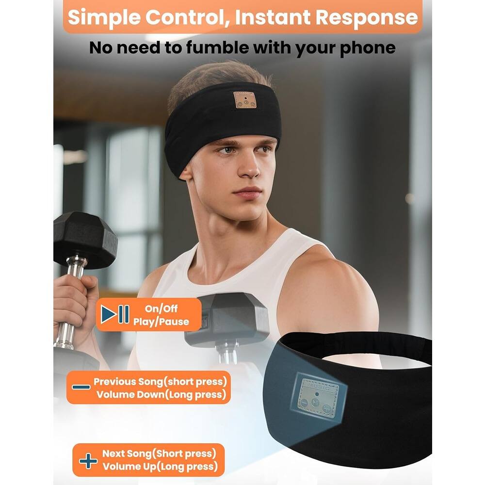 Simple Control, Instant Response  
No need to fumble with your phone  

- On/Off  
- Play/Pause  

- Previous Song (short press)  
  Volume Down (long press)  

- Next Song (short press)  
  Volume Up (long press)