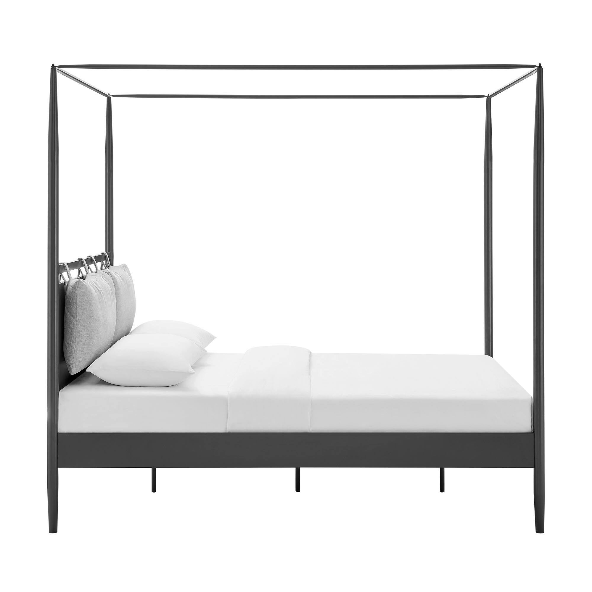 Alt View 2. Modway - Mia Vinyl Queen Bed - White.