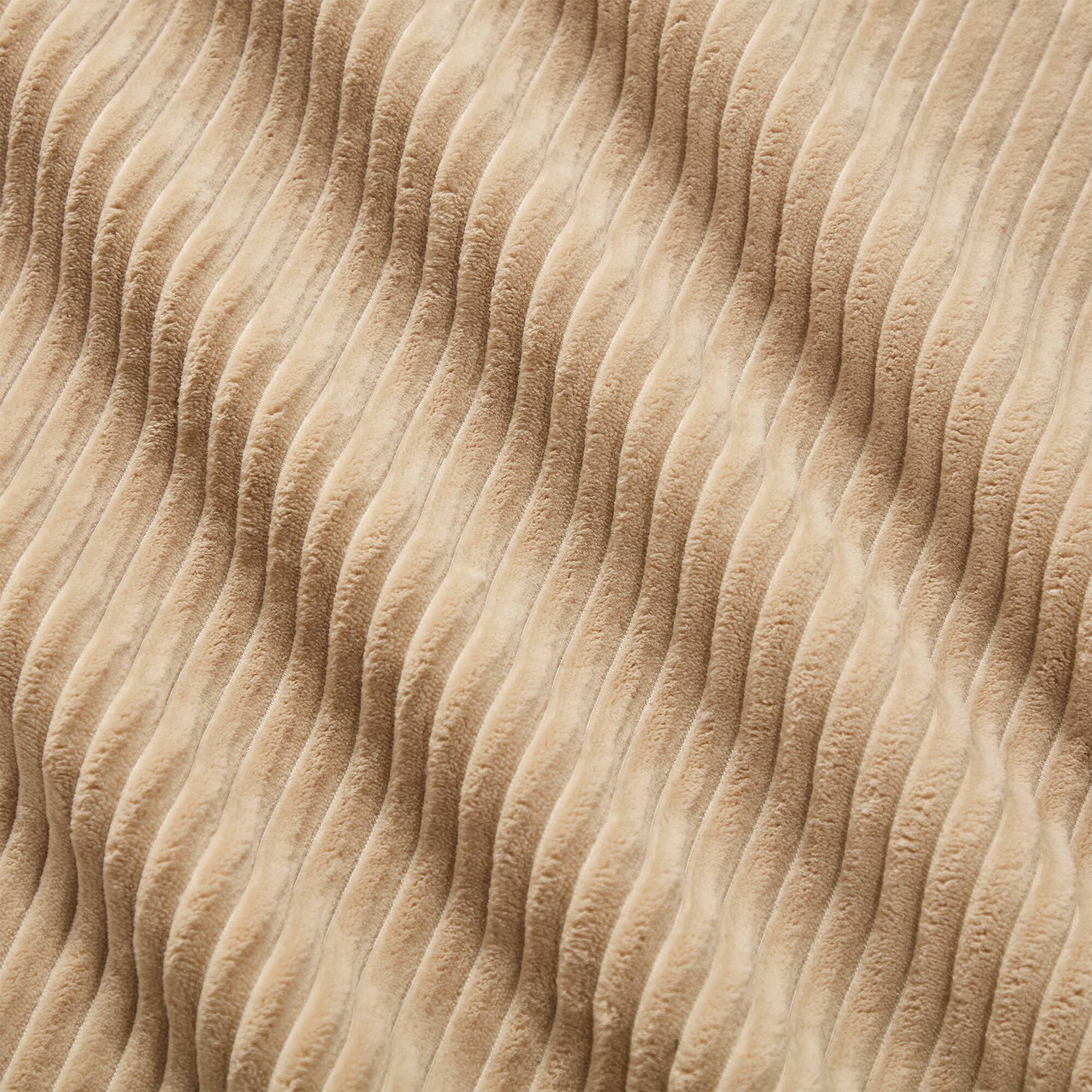 Alt View 2. LOVMOR - Corduroy Couch No Assembly Compressed Pack Anti Slip Curved Armrests For Den Soft Textured Lounge Indoor TV XL - Camel.