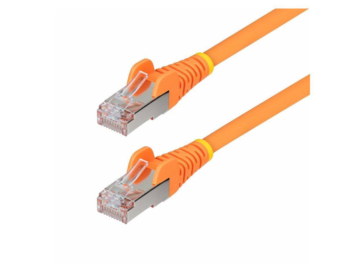 Front. StarTech.com - NLOR-2F-CAT6A-PATCH Cat Cat 6a Cables - Network Ethernet Cables.