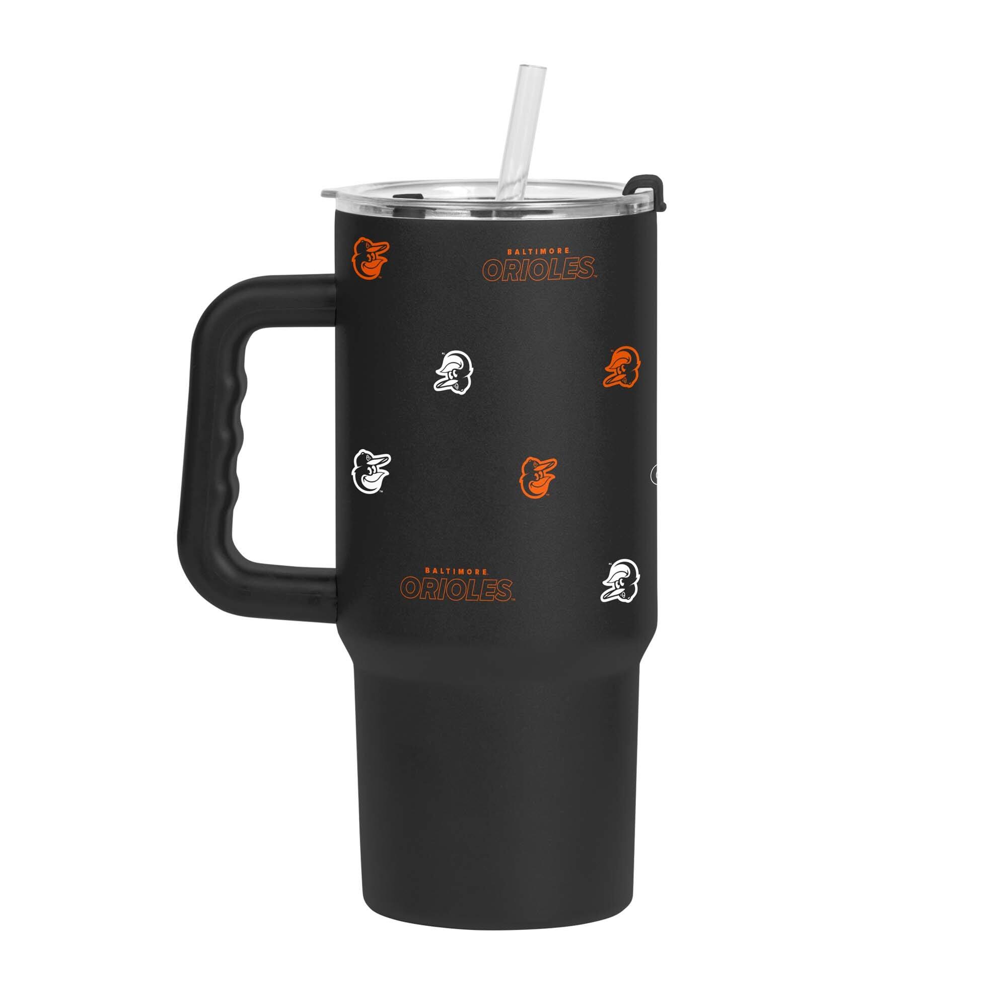 Logo Brands - Baltimore Orioles 24oz. Step and Repeat Powder Coat Tumbler - Black price history on PriceWatchPro