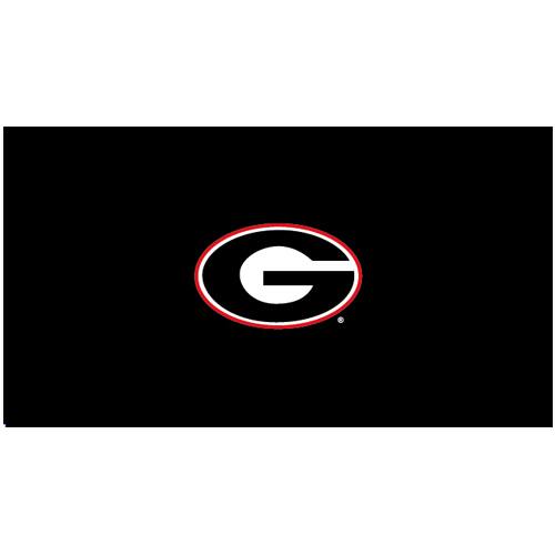 Alt View 1. Imperial - Georgia Bulldogs 8' Billiard Cloth - Multicolor.