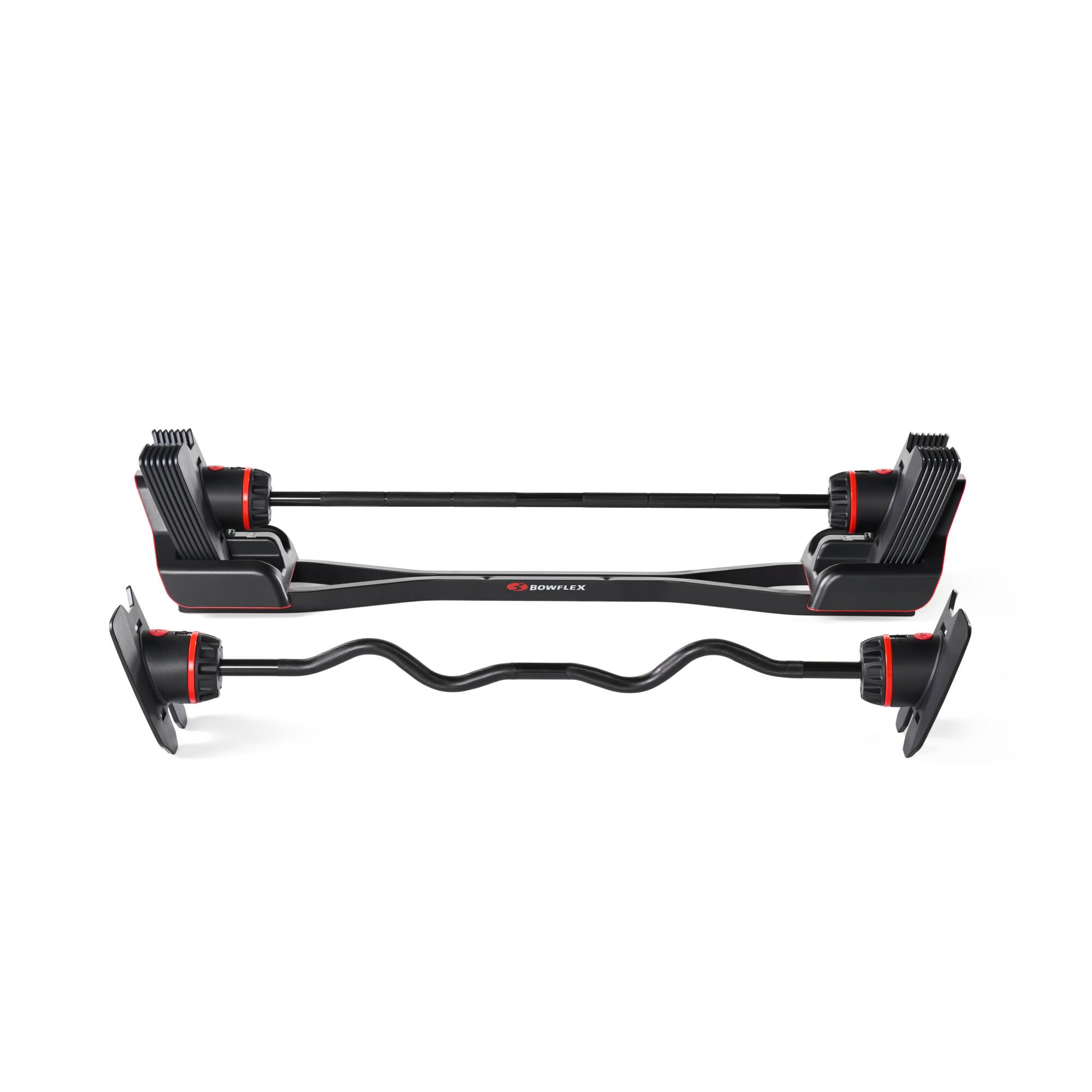 BowFlex - SelectTech 2080 Barbell with Curl Bar - Black